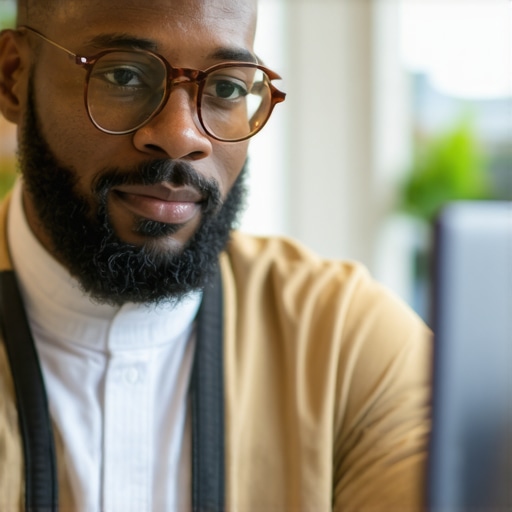 Business owner interacting with customers online to enhance local SEO in Washington