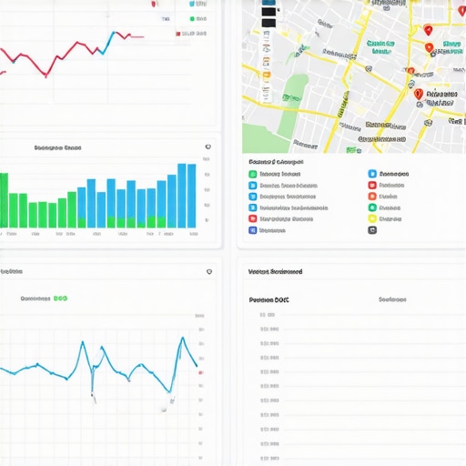 Dashboard showing SEO metrics and trends in Washington DC