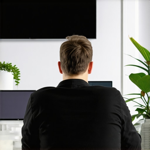 Persona trabajando en optimización de perfil de Google My Business en Washington DC