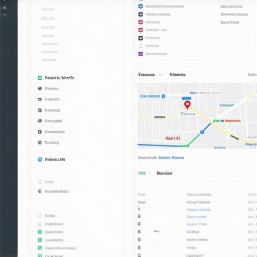 Digital marketing dashboard showcasing Google Maps rankings and review analysis for Washington DC businesses.