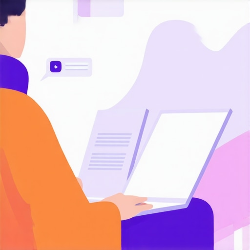 Propietario de negocio revisando reseñas y datos en su computadora en Washington DC