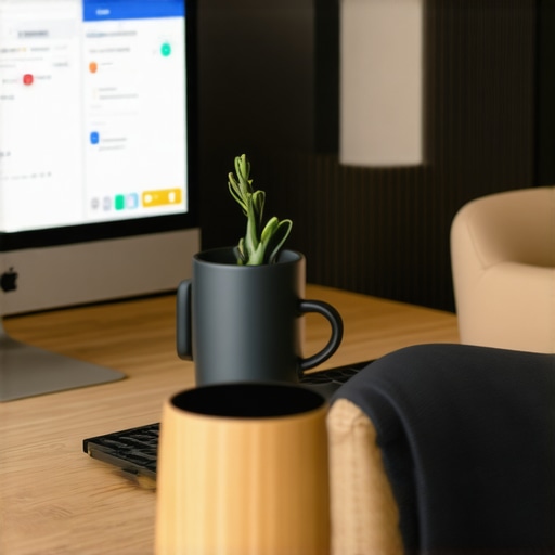 Empresario actualizando su perfil en Google My Business en Washington DC