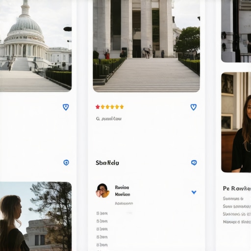 Ejemplo de perfil optimizado en Google My Business con reseñas y fotos en Washington DC