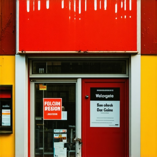 Fachada de un comercio en Washington DC mostrando atractivo visual y señalización clara.
