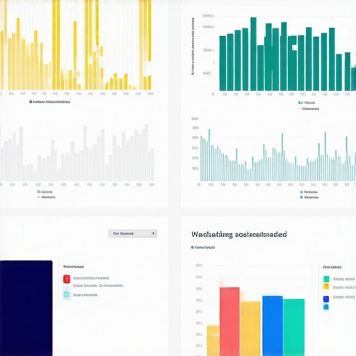 Pantalla con gráficos y datos de BrightLocal sobre posición en Google Maps en Washington DC.