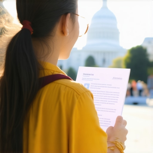 Propietario de negocio en Washington DC pidiendo reseña a cliente satisfecho